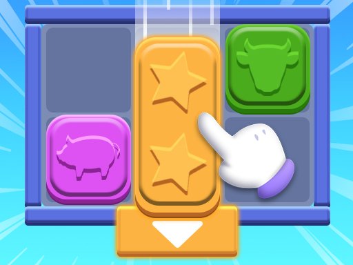 Wood Block Animal Jam Puzzle