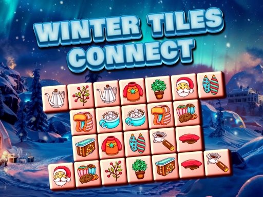 Winter Tile Connect: Puzzle Match