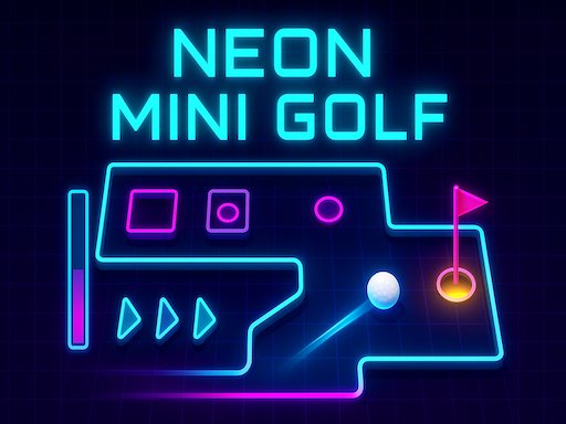 Neon Golf: Precision Putt Challenge