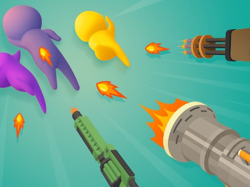 Crowd Rush Shooter: Parkour & Guns