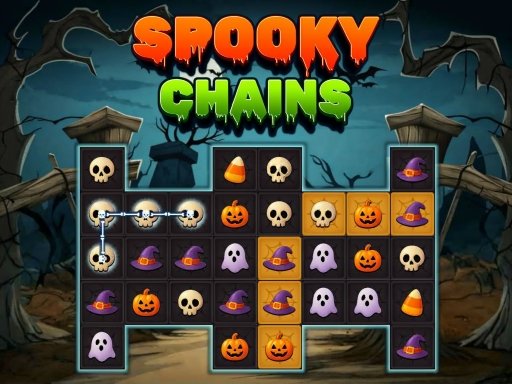 Spooky Chains: Match 3 Puzzle Fun