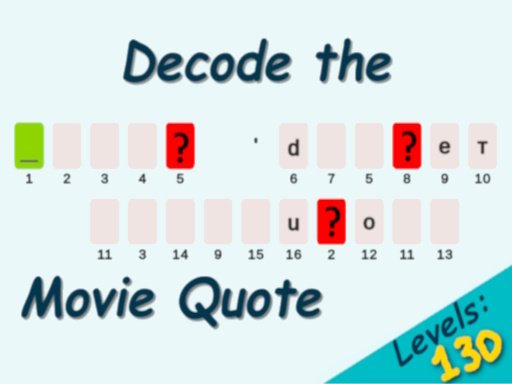 Decode Movie Quotes: Puzzle Challenge