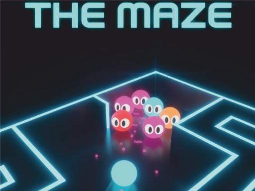 Neon Maze Chase: Retro Arcade